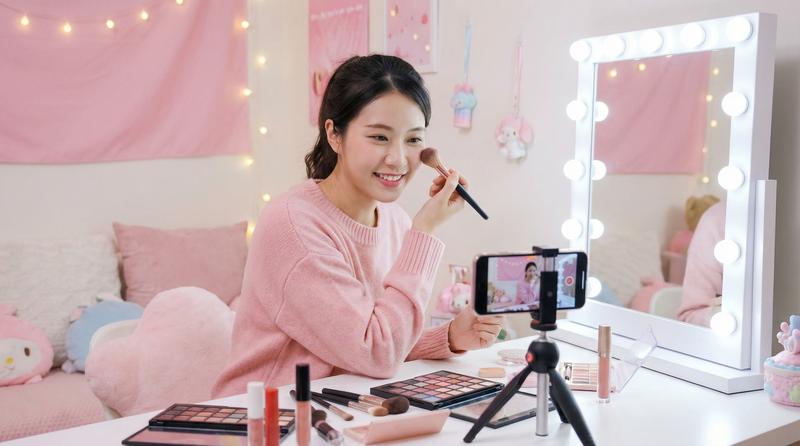 糖心vlog美妆视频